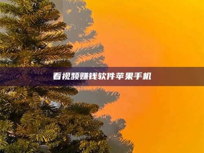 建湖看视频赚钱软件苹果手机